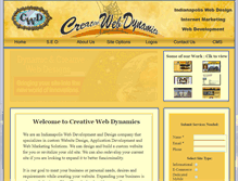 Tablet Screenshot of creativewebdynamics.com